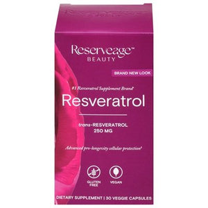 Reserveage Nutrition Resveratrol 250 Mg 30 Vcap [UNFI #47436]