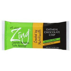 Zing Bar Oatmeal Chocolate Chip 12/1.76 Oz [UNFI #66073]