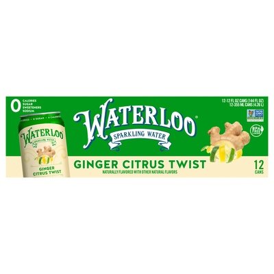 Waterloo Ginger Citrus Twist 2/12/12 Z [UNFI #22739]