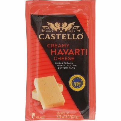 Castello Havarti P C Creamy 8Oz 12/8 Oz [Peterson #16260]