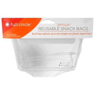 Full Circle Home Ziptuck, Snack Bag, Re-Usble 6/2 Ct [UNFI #30180]