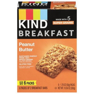 Kind Peanut Butter Breakfast Bar 5/6/1.76 Oz [UNFI #45182]