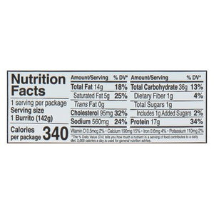 Reds All Natural Canadian Bacon Egg & Cheese 12/5 Oz [UNFI #38232]