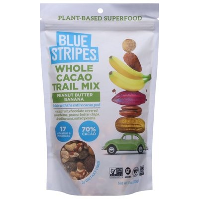 Blue Stripes Peanut Butter Whole Cacao 6/8 Oz [UNFI #16335]
