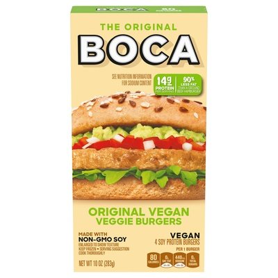 Boca Vegan Burger 12/4/2.5Z [UNFI #75491]