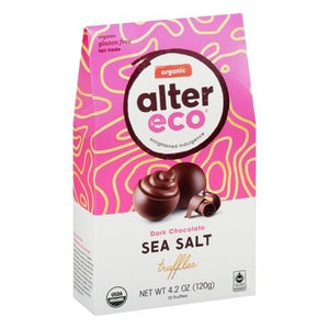 OG2 Alter Eco Dark Choc Sea Slt Truffle 8/4.2 OZ [UNFI #31230]