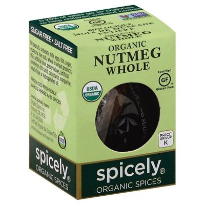 Spicely Organics Nutmeg, Whole 6/.1 Oz [UNFI #14496]