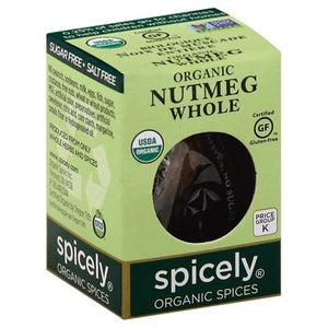 Spicely Organics Nutmeg, Whole 6/.1 Oz [UNFI #14496]