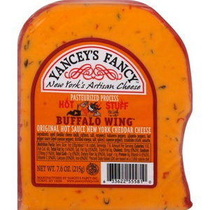 Yanceys Fancy Cheddar Buffalo Wings Ew Wedge 10/7.6 Oz [Peterson #17711]