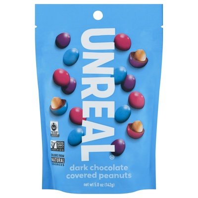 Unreal Dark Chocolate Peanut Gems 6/5 OZ [UNFI #41030]