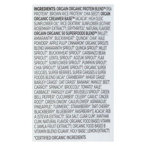 OG2 Orgain Vanilla Bean  18 OZ [UNFI #12334] T