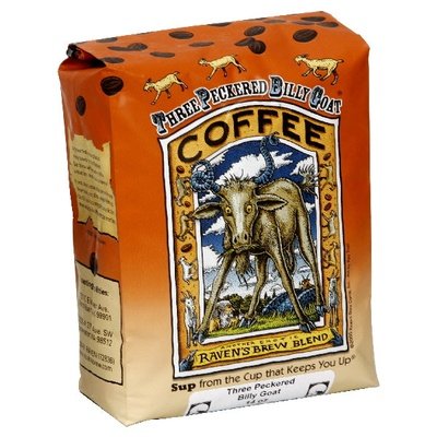 Raven`S Brew Coffee Billy Goat Blend Whole Bean 6/12 Oz [UNFI #70592]