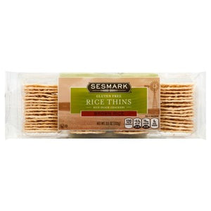 Sesmark Rice Thins Brown Rice 12/3.5 OZ [UNFI #23611]