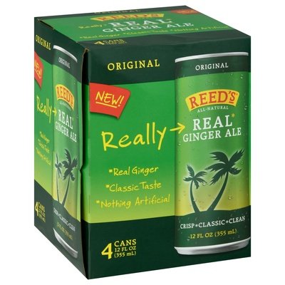 Reeds Real Ginger Ale 6/4/12 OZ [UNFI #40306]