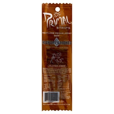 Primal Strips Soy Hickory Smoked 24/1 OZ [UNFI #24461]