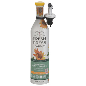 Fresh Press Farms Sunflower Oil Extra Virgin 6/16.4 OZ [UNFI #16183]
