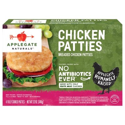 Applegate Farms Chicken Patties 12/12 OZ [UNFI #38136]