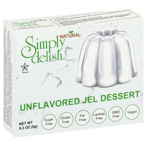 Simply Delish Unflavored,Jel Dessert 6/.25 OZ [UNFI #20561]