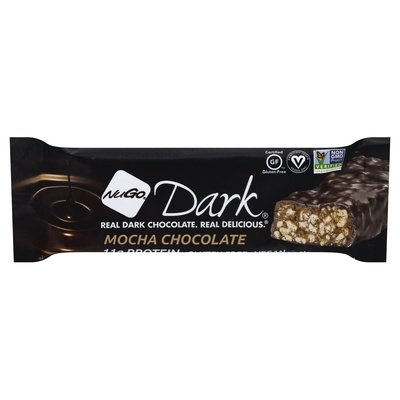 Nugo Dark Snack Bar Mocha Choc 12/1.76OZ [UNFI #63184]