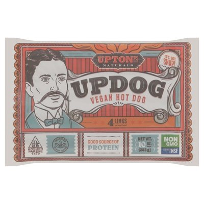 Upton`S Naturals Vegan Hot Dog 6/10 OZ [UNFI #38878]