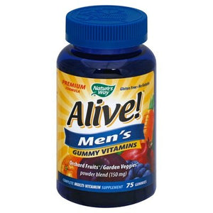 Nature`S Way Alive! Mens Gummy Vitamins 75 CHEW [UNFI #58888] T