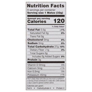 Manis Matzo Unsalted 12/10 OZ [UNFI #77846]