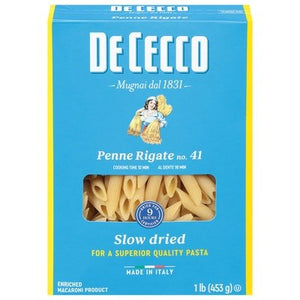 Dececco Penne Rigate #41 12/16 OZ [UNFI #64754]