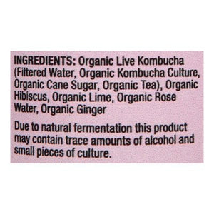 OG2 Bambucha Kombucha Hibiscus Rose 12/12 OZ [UNFI #00705]