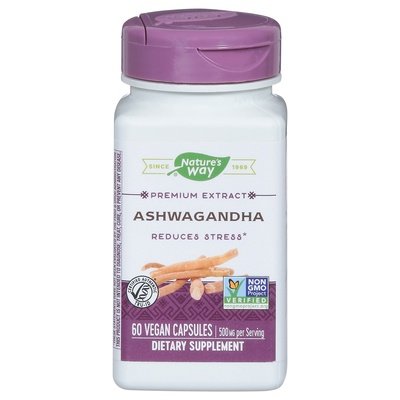 Nature`S Way Ashwagandha 60 VCAP [UNFI #71431] T