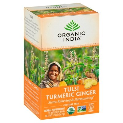 OG2 Og India Turmeric Ginger Tulsi Tea 6/18 CT [UNFI #59411] T