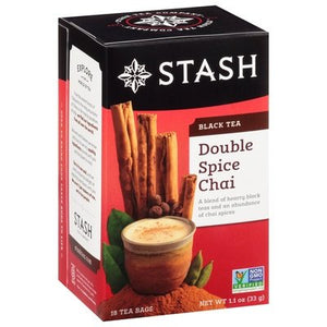 Stash Tea Double Spice Chai 6/18 BAG [UNFI #29214]