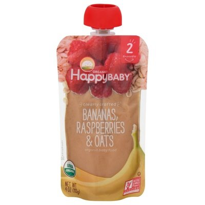 OG2 Happy Baby StgBanana Raspberry Oat 16/4 OZ [UNFI #26770]