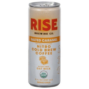 Rise Brewing Co. Salted Caramel,Rtd,Oat Milk 12/7 Oz [UNFI #20578]