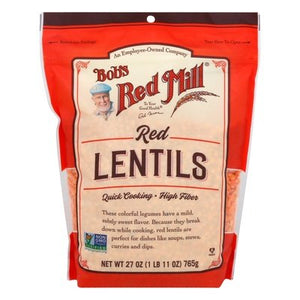 Bobs Beans Red Lentils 4/27 OZ [UNFI #32513]