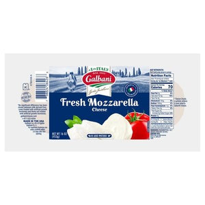 Galbani Mozz Logs Ital Fresca Thermofo 6/16 Oz [Peterson #11328]