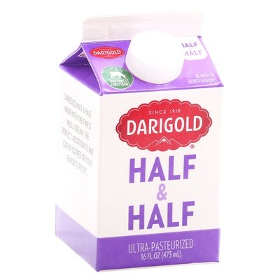 Darigold Half & Half 12/16 Oz [UNFI #33572]