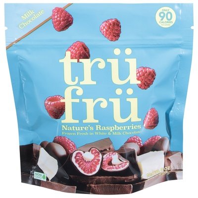 Trufru Wht/Mlk Choc Rasp 6/8 OZ [UNFI #47726]