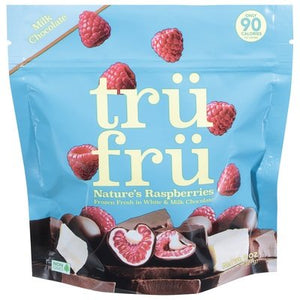 Trufru Wht/Mlk Choc Rasp 6/8 OZ [UNFI #47726]