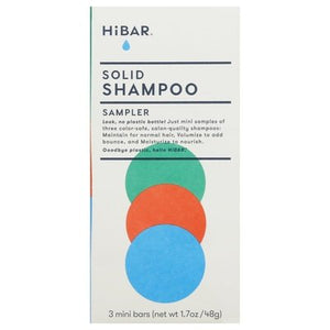 Hibar Shampoo Mini Bars - 3Ct 1.7 OZ [UNFI #14217] T