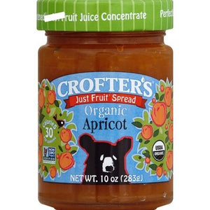 OG2 Crofters Just Fruit Spread Apricot 6/10 OZ [UNFI #63859]