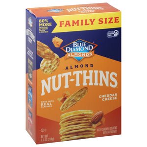 Blue Diamond Nut Thins Cheddar Cheese 6/7.7 OZ [UNFI #40477]