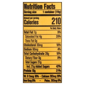 Zoi Greek Yogurt Mango Cream 12/6 OZ [UNFI #11407]