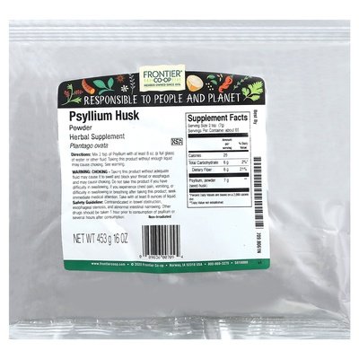 Frontier Psyllium Husk Pwdr 1 LB [UNFI #34170]