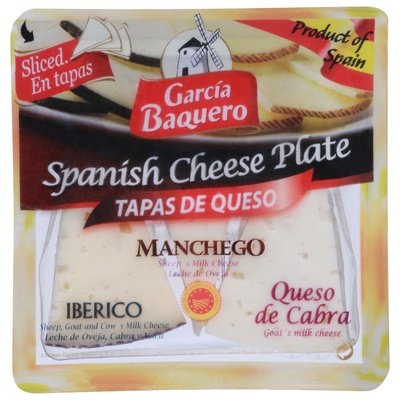 Garcia Baquero Tapas Spanish Cheese Plate 14/5.25 Oz [Peterson #46050]