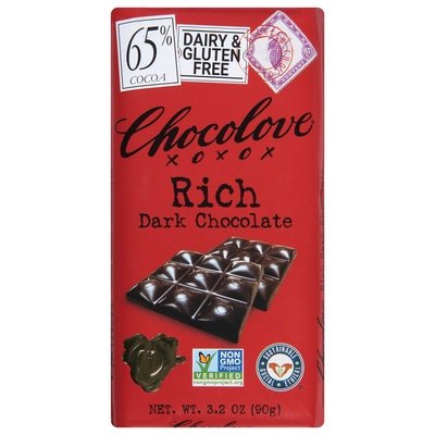 Chocolove Dark Choc Rich 12/3.2 OZ [UNFI #30394]