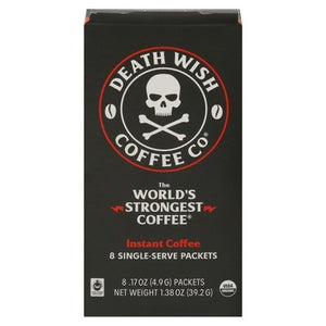 OG2 Death Wish Coffee Instant Coffee 8/8 CT [UNFI #32117]