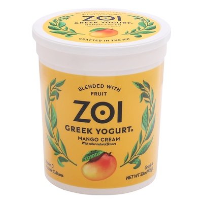 Zoi Greek Yogurt Mango Cream 6/32 Oz [UNFI #81048]