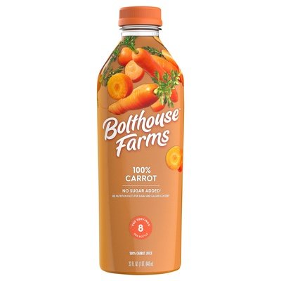BOLTHOUSE,CARROT 100% JUI 6/1QT [Charlies #033-06710]
