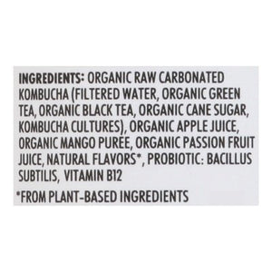 Humm Kombucha Mango Passionfruit 6/12 Oz [UNFI #19385]