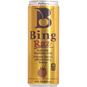 BING,RASPBERRY JUICE DRIN 24/12OZ [Charlies #033-06100]